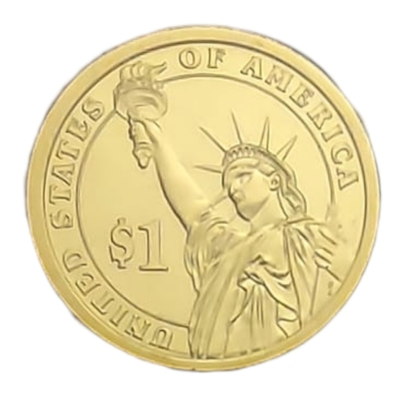 2012 D $1 Chester Arthur Uncirculated Mint (Coin #16) ms68+ - Picture 2 of 5